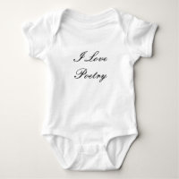 Me encanta la poesía, el traje de bebé (crema y ne