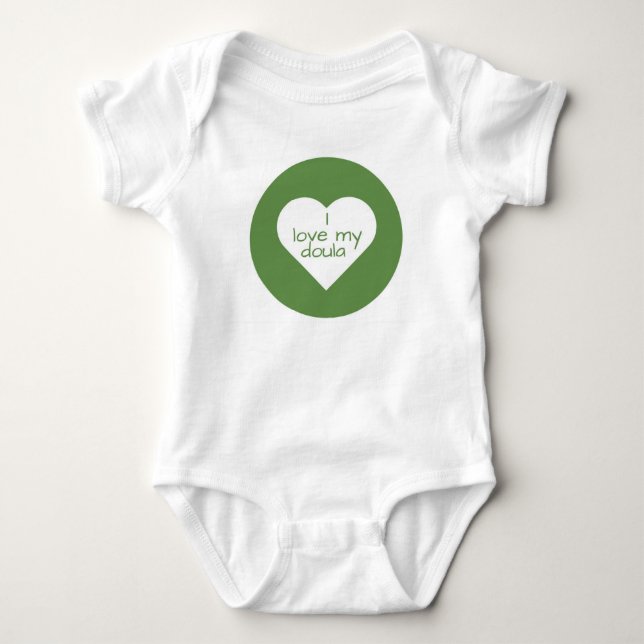 Body Para Bebé Me encanta mi Doula Onsie (Anverso)