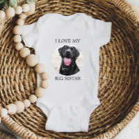 Me encanta mi gran hermana Personalizado Mascota D