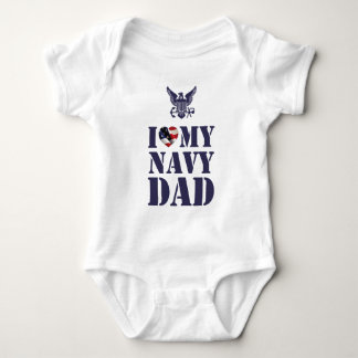 BODY PARA BEBÉ ME ENCANTA MI PAPÁ DE LA NAVY