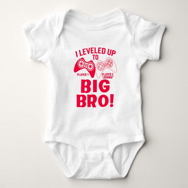 BODY PARA BEBÉ "ME HE SUBIDO A HERMANO MAYOR! (Anverso)