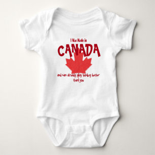Body Para Bebé Me hicieron en Canadá...
