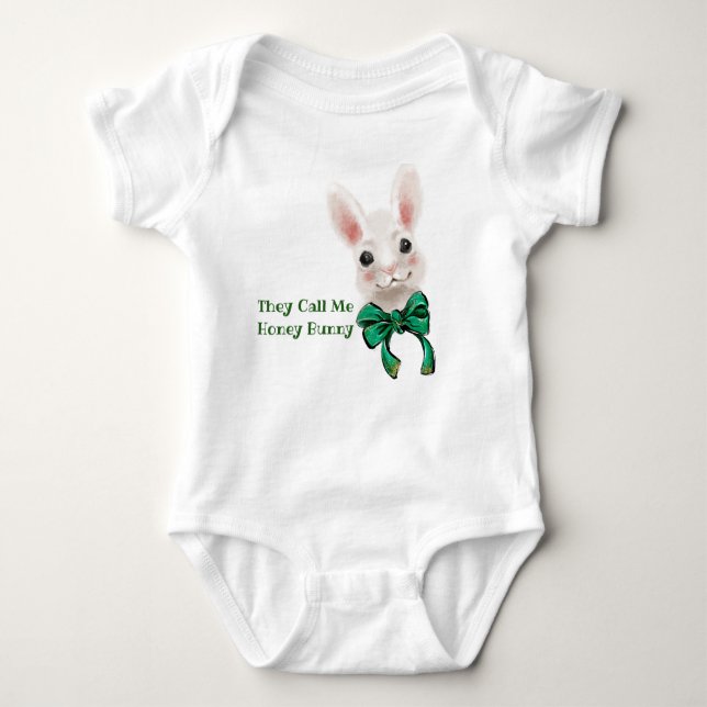 Body Para Bebé Me Llaman Cariño Bunny (Anverso)