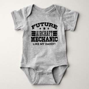 Body Para Bebé Mecánico De Futuros Aviones Como Mi Papi