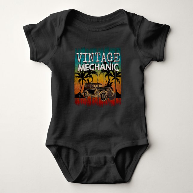 BODY PARA BEBÉ MECÁNICO VINTAGE (Anverso)
