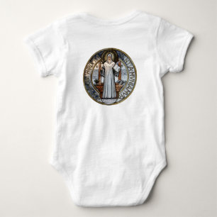 Body Para Bebé Medalla St Benedict Baby Onezie