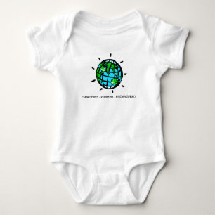 Body Para Bebé Medio ambiente de Cute Planet EARTH - Baby