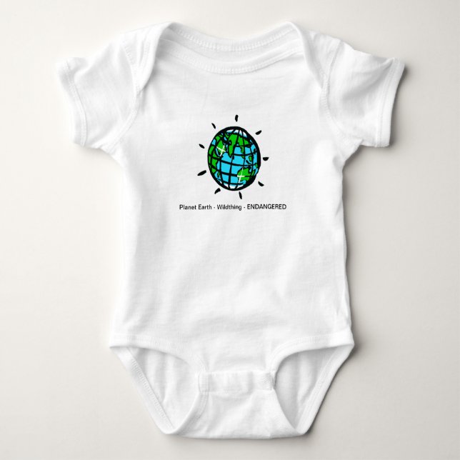 Body Para Bebé Medio ambiente de Cute Planet EARTH - Baby (Anverso)