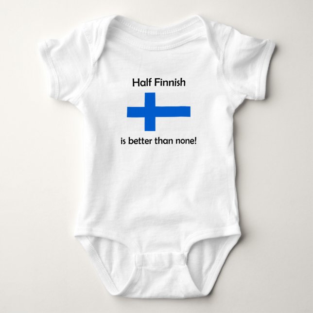 Body Para Bebé Medio finlandés (Anverso)