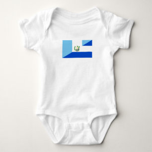 Body Para Bebé medio símbolo del país de la bandera de Guatemal
