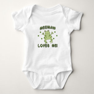 Body Para Bebé MeeMaw me ama rana