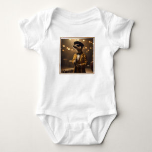 Body Para Bebé "Meerkat Moonlight: La Serenata de un Crooner"
