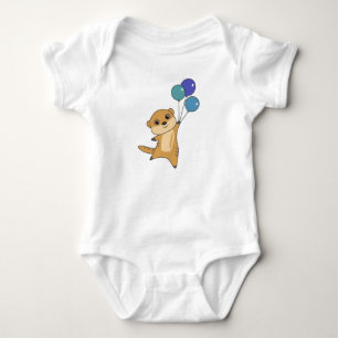 Body Para Bebé Meerkat Moscas Con Globos Animales Cutáneos Para E
