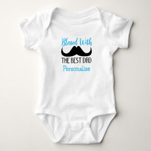 Body Para Bebé Mejor papá Bienaventurado padre día Personalizado