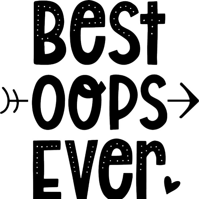 Body Para Bebé Mejor Upsa de la Historia (Best Oops Ever Baby Bodysuit)