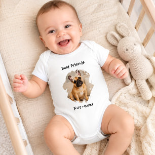 Body Para Bebé Mejores amigos para siempre Foto de perro