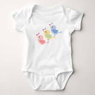 Body Para Bebé Melody in Flight - Diseño de Songbird Silhouette