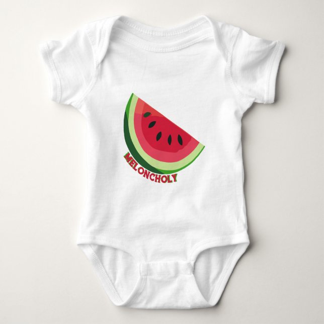 Body Para Bebé Meloncolía (Anverso)