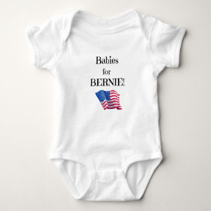 Body Para Bebé ¡Mensaje a favor de Bernie de los bebés!