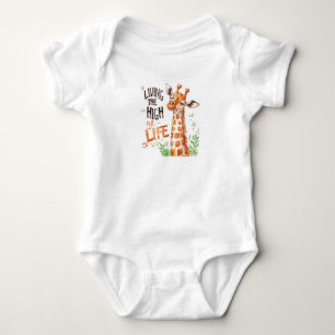 Body Para Bebé Mensaje de Giraffe