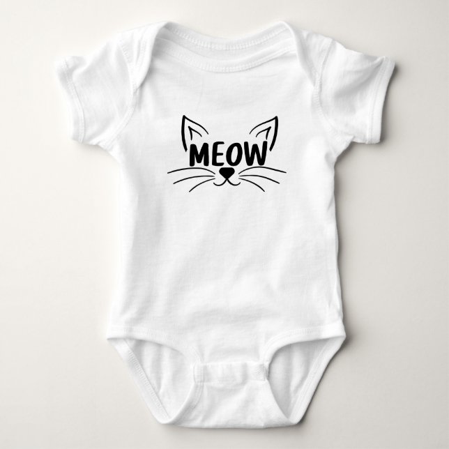 BODY PARA BEBÉ MEOW (Anverso)