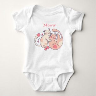 Body Para Bebé Meow Cats