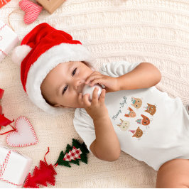 Body Para Bebé Meowy + Brillantes Gatos Vacacionales