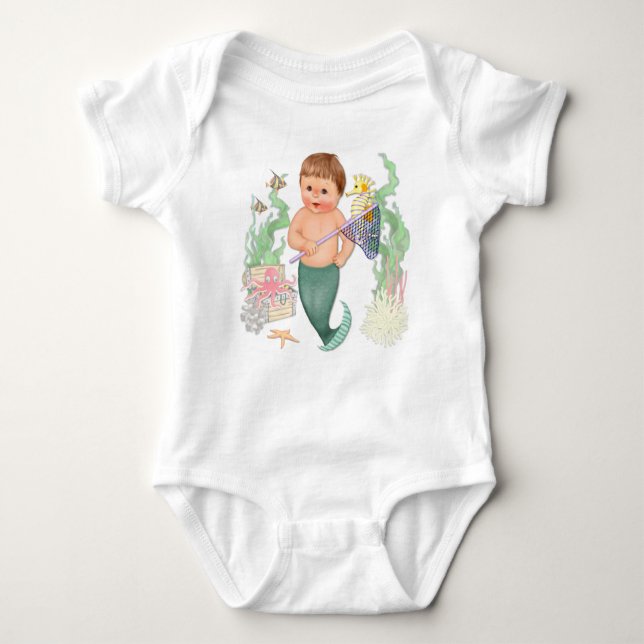 Body Para Bebé Mer Boy con red (Anverso)