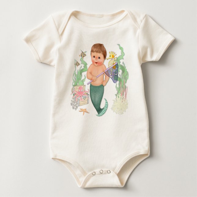 Body Para Bebé Mer Boy con red (Anverso)