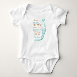 Body Para Bebé Mermaid Baby Bodysuit