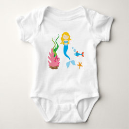 Body Para Bebé Mermaid Baby Bodysuit Tutu