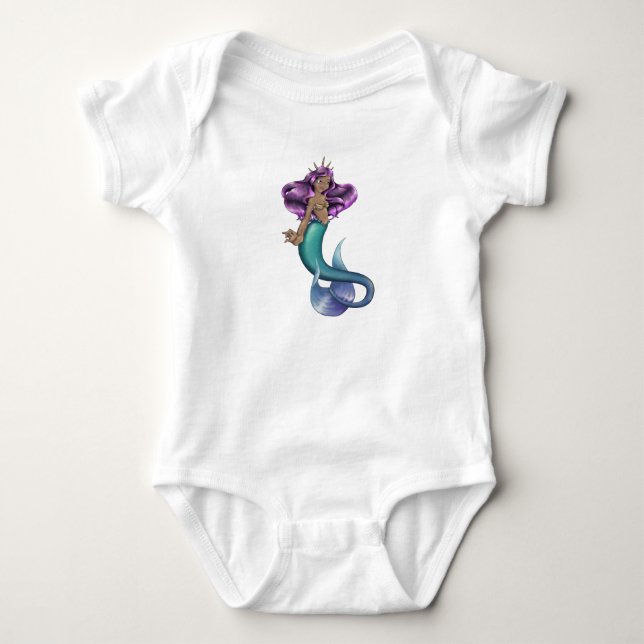 Body Para Bebé Mermaid Iole (Anverso)