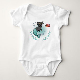 Body Para Bebé Mermaid Pit Bull