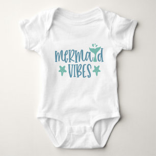 Body Para Bebé Mermaid Vibes Mermaid Tail Star Fish