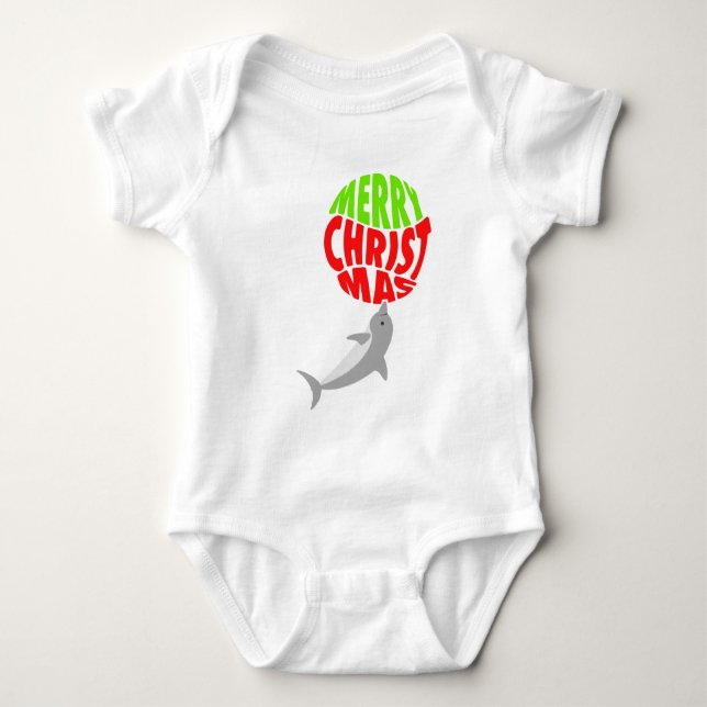BODY PARA BEBÉ MERRY CHRISTMAS (Anverso)