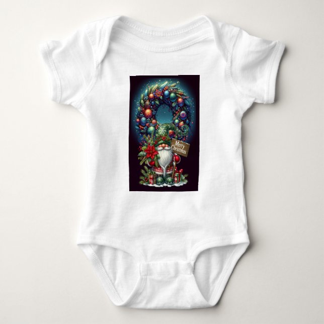 BODY PARA BEBÉ MERRY CHRISTMAS (Anverso)