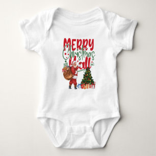 BODY PARA BEBÉ MERRY CHRISTMAS