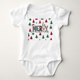 Body Para Bebé “MERRY Christmas” Baby Bodysuit