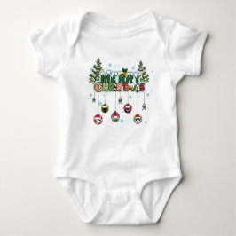 Body Para Bebé Merry Christmas Baby T-Shirt