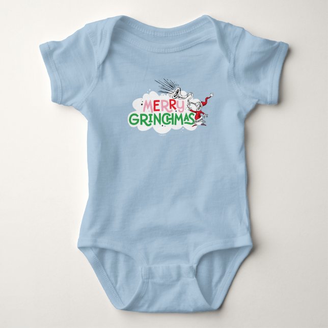 Body Para Bebé Merry Grinchmas Mister Grinch (Anverso)