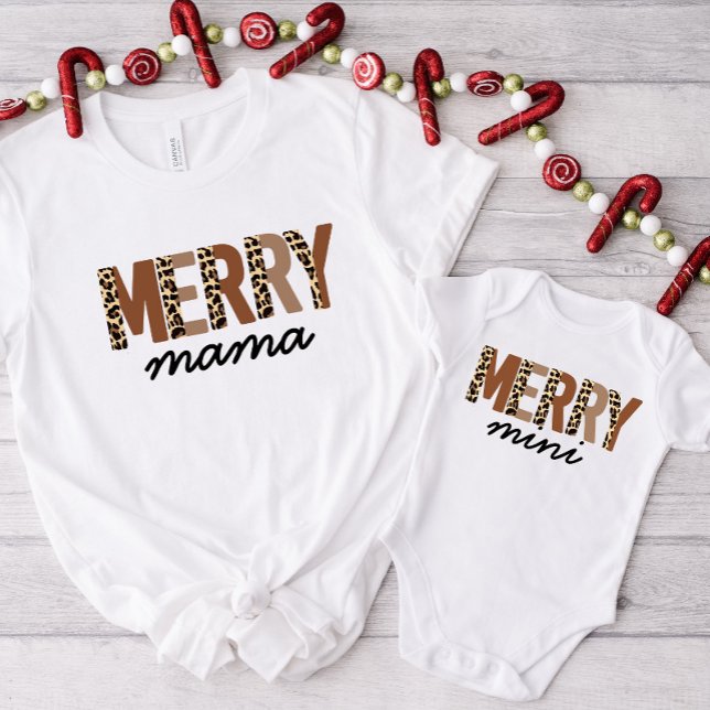 Body Para Bebé "Merry Mini" Navidades de Mommy y Me Boho (Subido por el creador)