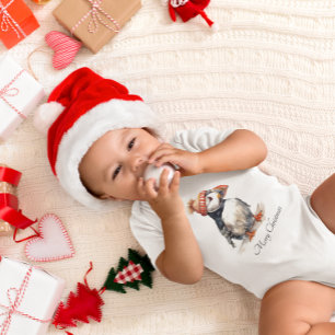 Body Para Bebé Merry Puffin, personalizado