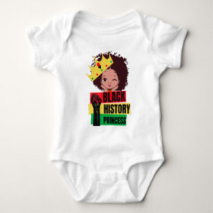 Body Para Bebé Mes de la Historia Negra Princesa Magia Negra de C