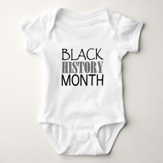 Body Para Bebé Mes negro de la historia