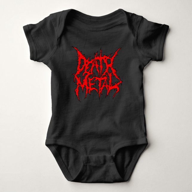 Body Para Bebé Metal de la muerte (Anverso)