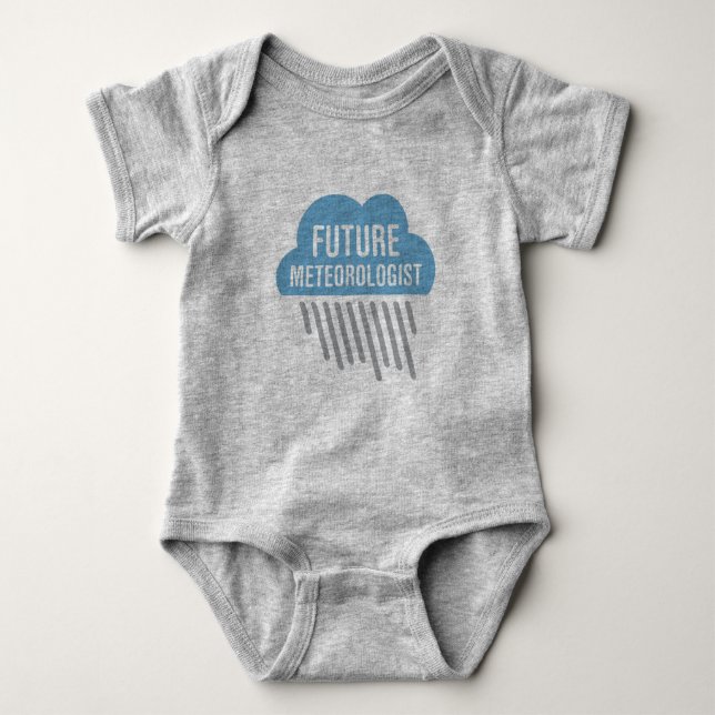 Body Para Bebé Meteorólogo futuro (Anverso)