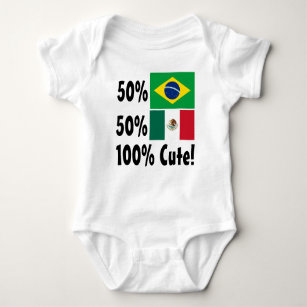 Body Para Bebé Mexicano del brasilen@o el 50% del 50% el 100%