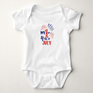Body Para Bebé Mi 1er 4 de Julio - Bodysuit para Bebé