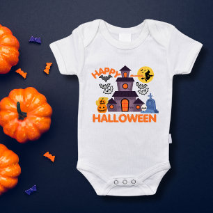 Body Para Bebé Mi 1er Traje de Halloween para Bebé Regalo Espeluz