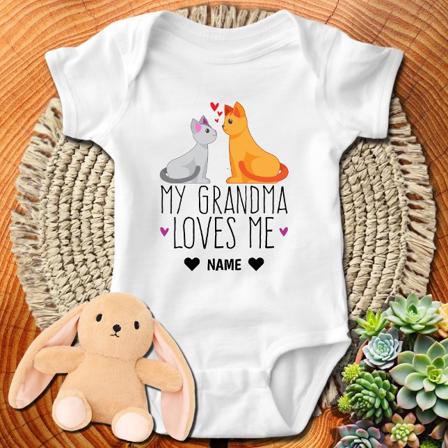 Body Para Bebé Mi abuela me ama (Subido por el creador)